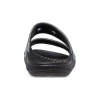 Sandália crocs classic glitter sandal k black/multi - 11