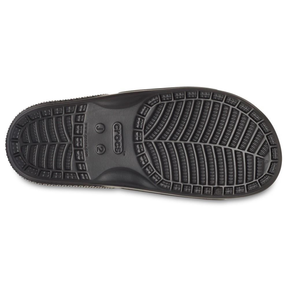 Sandália crocs classic printed slide kids black/multi - 7