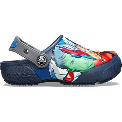 Sandália crocs fl marvel multi navy