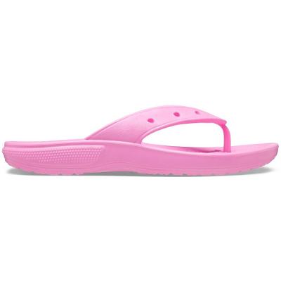 Chinelo crocs classic flip taffy pink