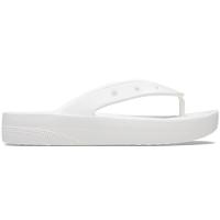 Chinelo crocs classic plataform flip white - 1