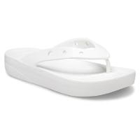 Chinelo crocs classic plataform flip white - 2