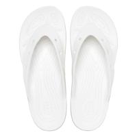 Chinelo crocs classic plataform flip white