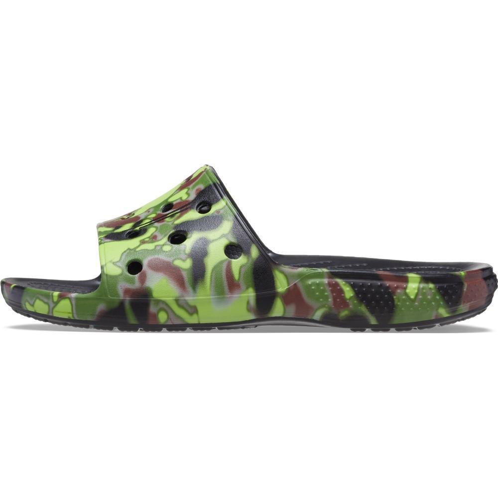 Chinelo crocs cls spray camo slide black - 2