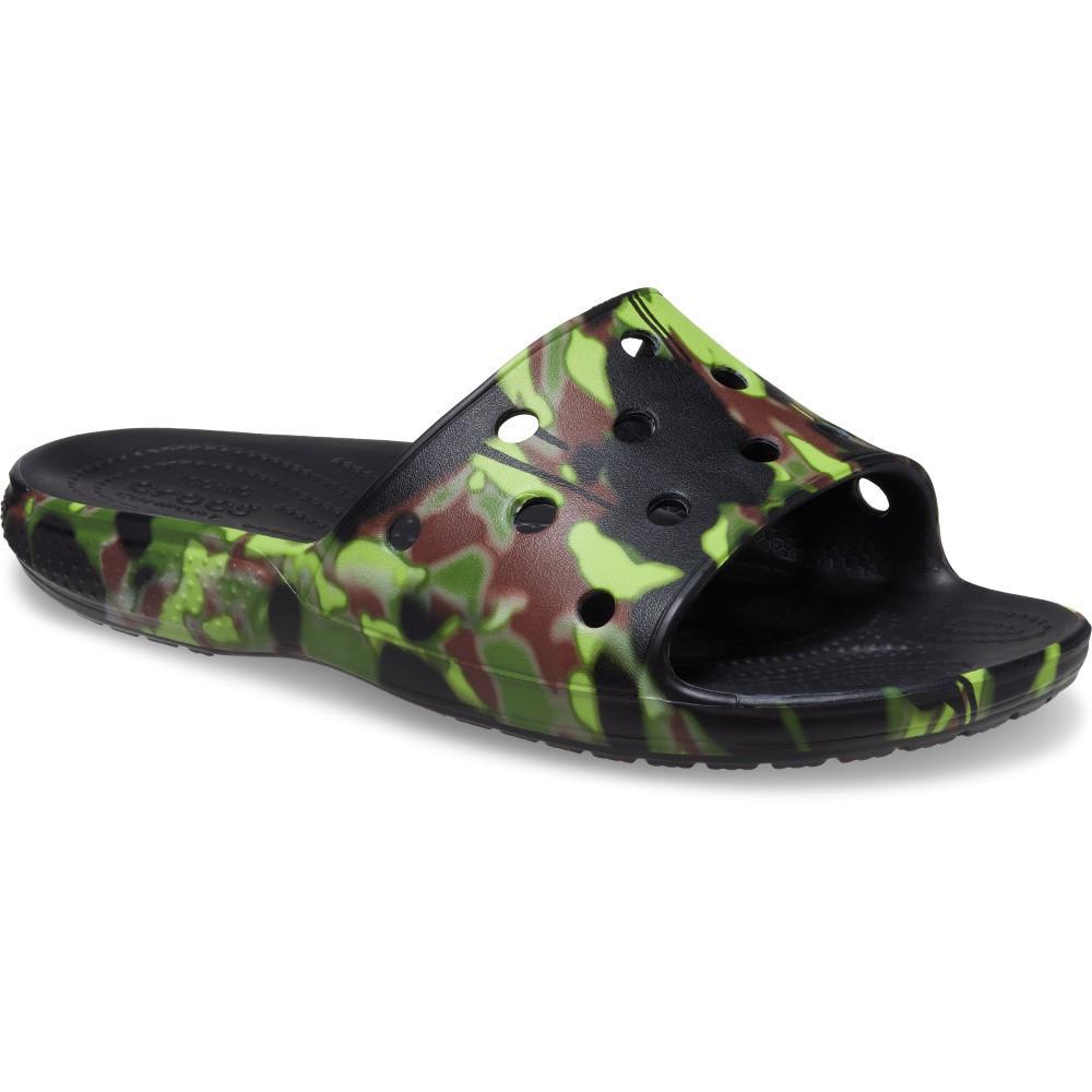 Chinelo crocs cls spray camo slide black - 4