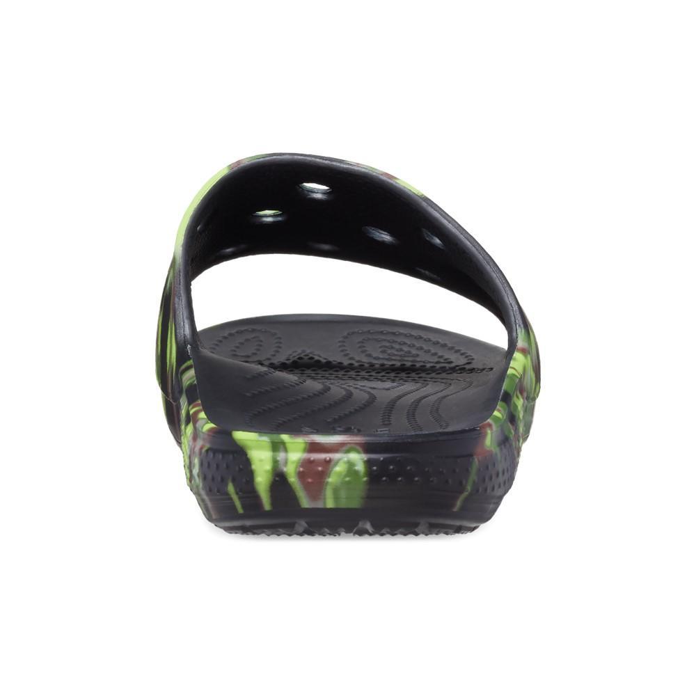 Chinelo crocs cls spray camo slide black - 7