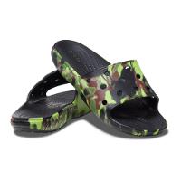 Chinelo crocs cls spray camo slide black - 5