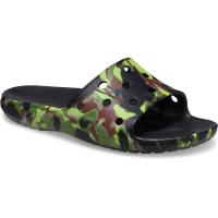 Chinelo crocs cls spray camo slide black - 7