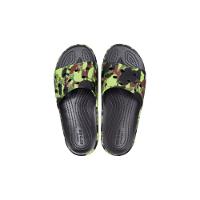 Chinelo crocs cls spray camo slide black - 9