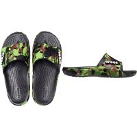 Chinelo crocs cls spray camo slide black - 11