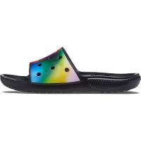 Chinelo crocs classic solarized slide black/multi - 2