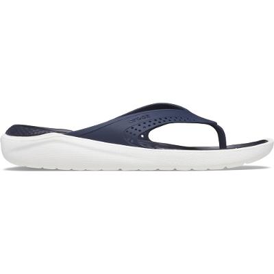 Chinelo crocs literide flip navy