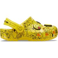 Crocs classic smiley clog k white/multi - 1