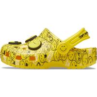 Crocs classic smiley clog k white/multi - 3