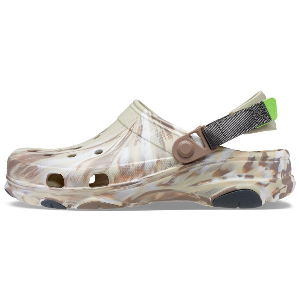 Sandália crocs classic all terrian marbled clog bone/multi - 2