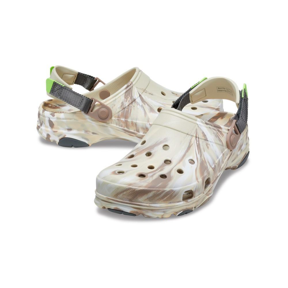 Sandália crocs classic all terrian marbled clog bone/multi - 4