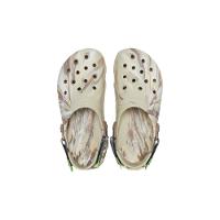 Sandália crocs classic all terrian marbled clog bone/multi - 9