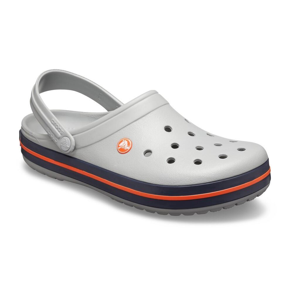 Sandália crocs crocband light grey/navy - 2