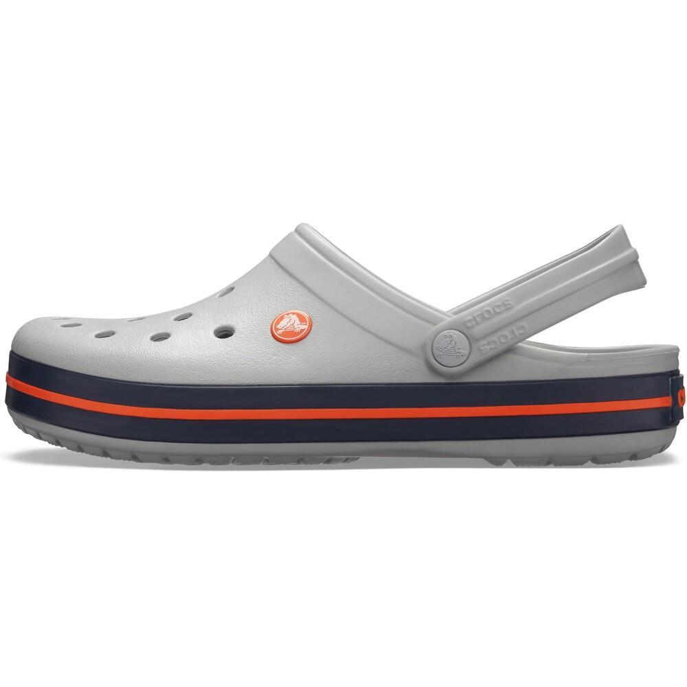 Sandália crocs crocband light grey/navy - 3