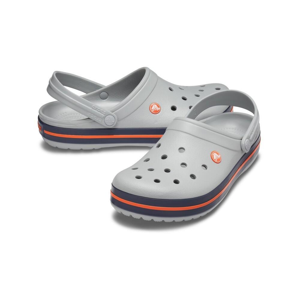 Sandália crocs crocband light grey/navy - 4