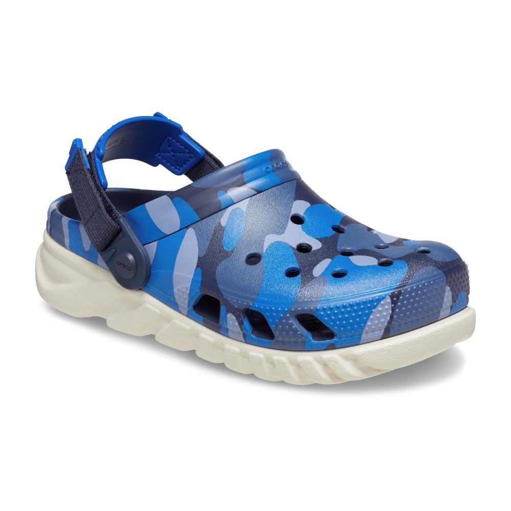 Sandália crocs duet max ii camo redux clog navy/stucco - 2