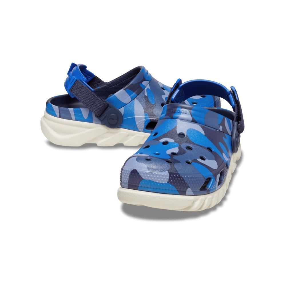 Sandália crocs duet max ii camo redux clog navy/stucco - 4