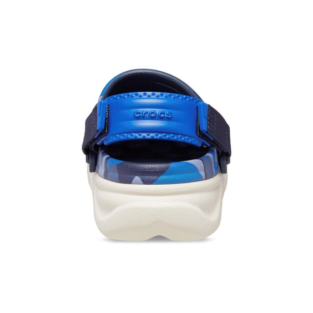 Sandália crocs duet max ii camo redux clog navy/stucco - 7