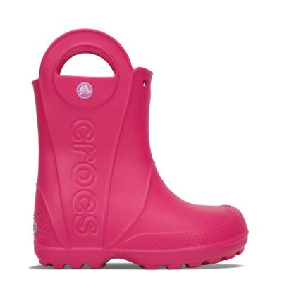 Bota crocs handle it rain boot kids  candy pink