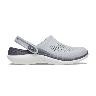 Sandália crocs lite ride 360 clog light grey/slate grey