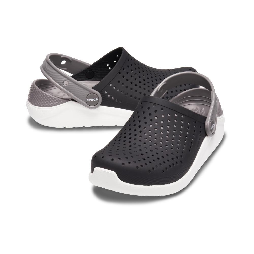 Crocs literide clog kids black/white - 4