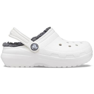 Crocs classic lined c k  white/grey