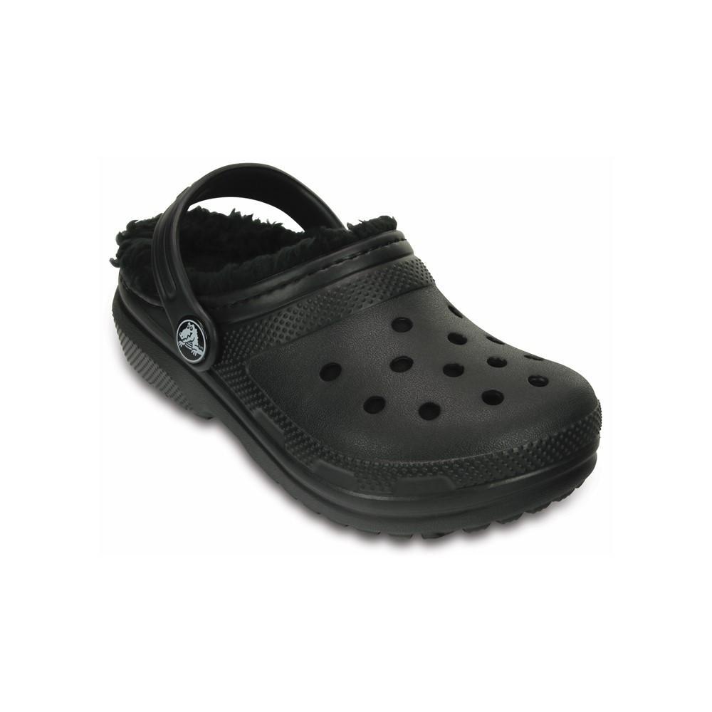 Crocs classic lined c k  black/black - 3