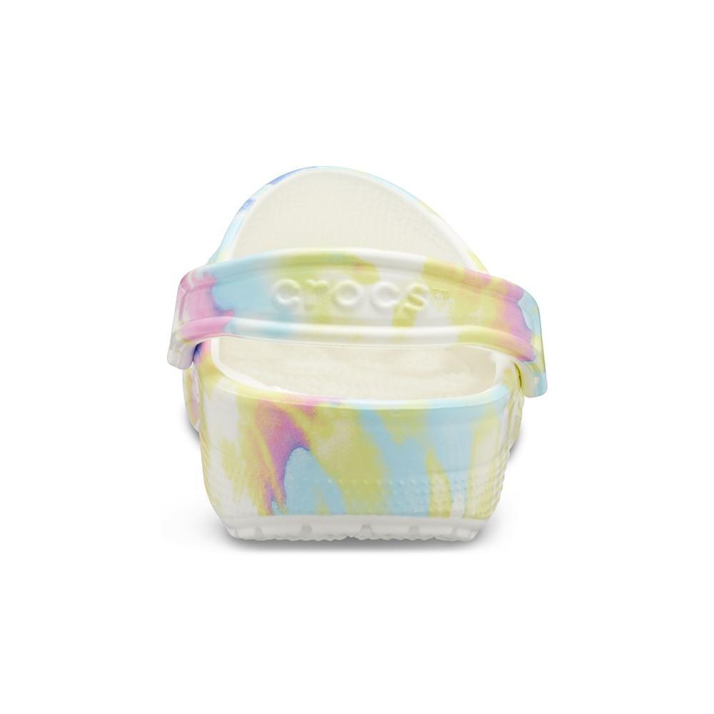 Crocs classic tie dye graphic clog kids  white/multi - 6