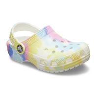Crocs classic tie dye graphic clog kids  white/multi - 2