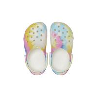 Crocs classic tie dye graphic clog kids  white/multi