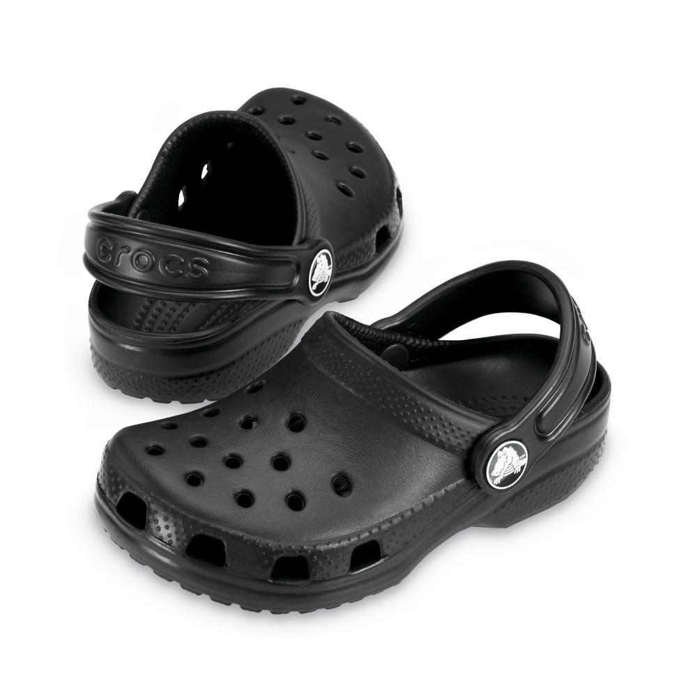 Sandália crocs classic clog infantil black - 5