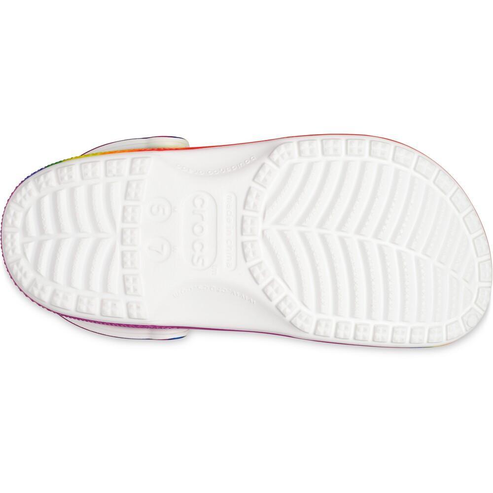 Sandália crocs classic rainbow dye clog rainbow - 6