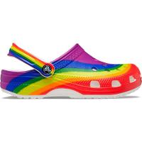 Sandália crocs classic rainbow dye clog rainbow - 1