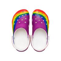 Sandália crocs classic rainbow dye clog rainbow - 5