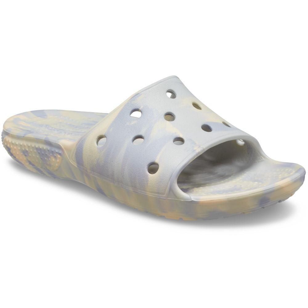 Sandália crocs classic marbled slide k atmosphere/multi - 4
