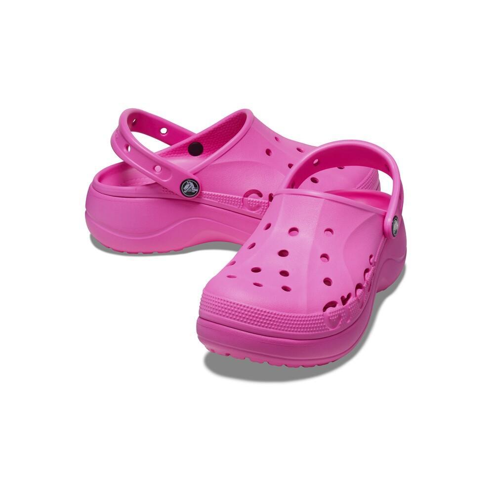 Sandália crocs baya plataform clog electric pink - 4