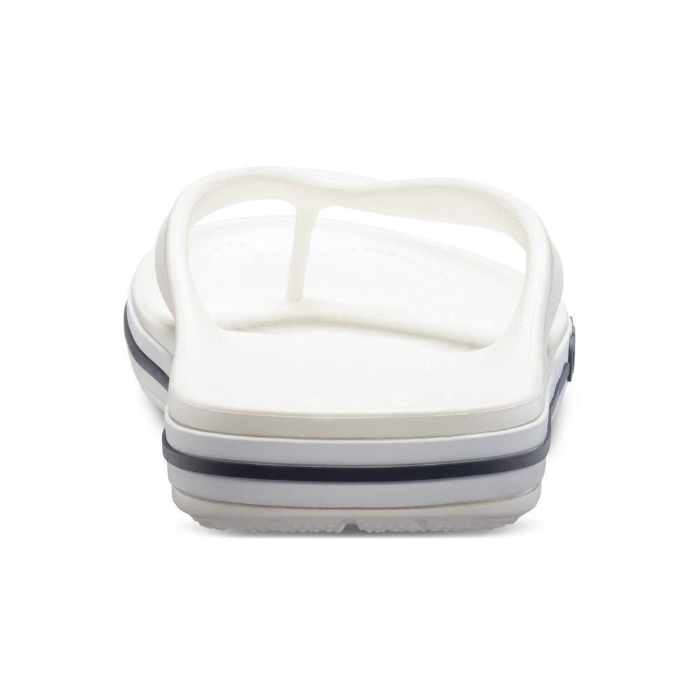 Chinelo crocs bayaband flip white/navy - 7