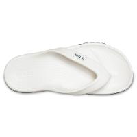 Chinelo crocs bayaband flip white/navy - 7