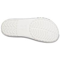 Chinelo crocs bayaband flip white/navy - 11