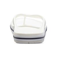 Chinelo crocs bayaband flip white/navy - 13