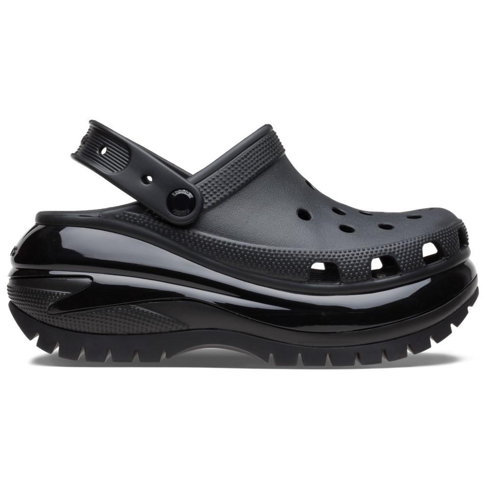 Sandália crocs classic mega crush clog black - 1