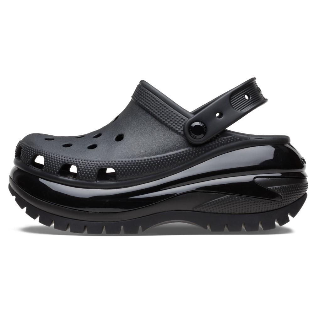 Sandália crocs classic mega crush clog black - 2