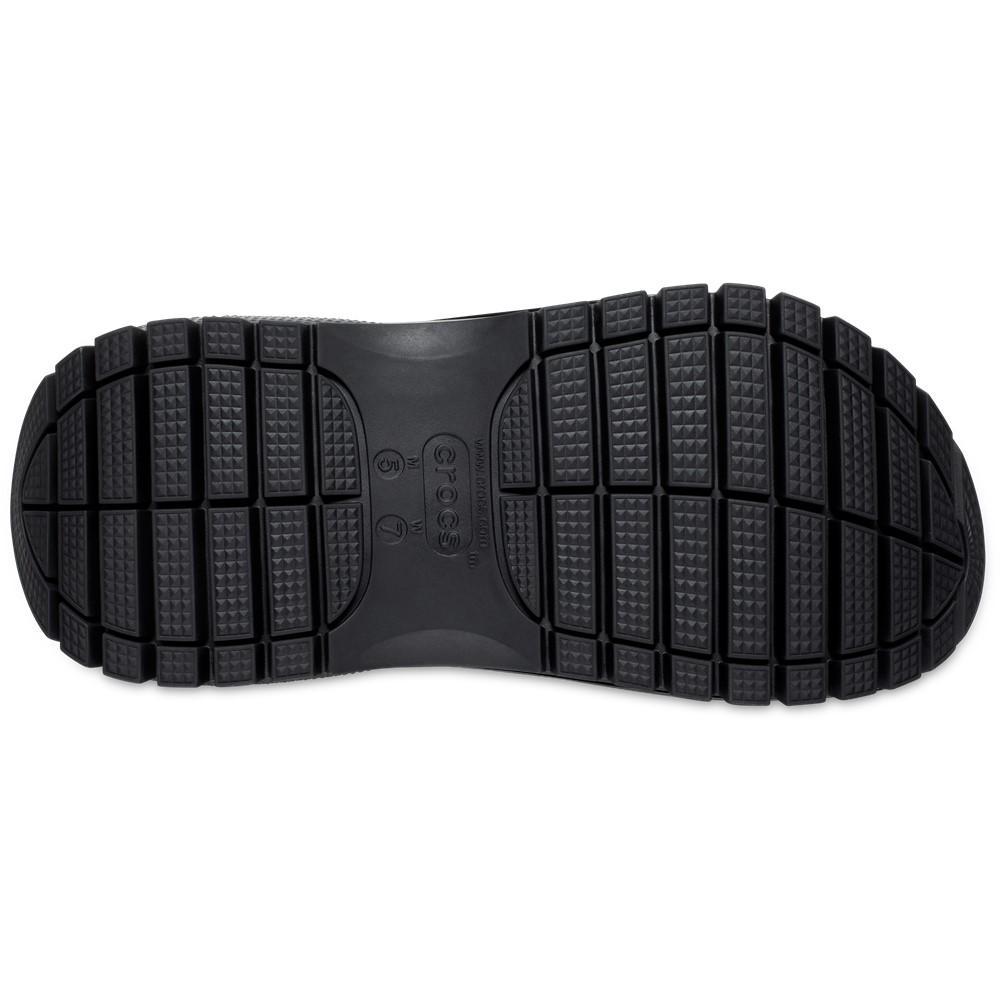 Sandália crocs classic mega crush clog black - 5