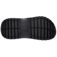 Sandália crocs classic mega crush clog black - 5