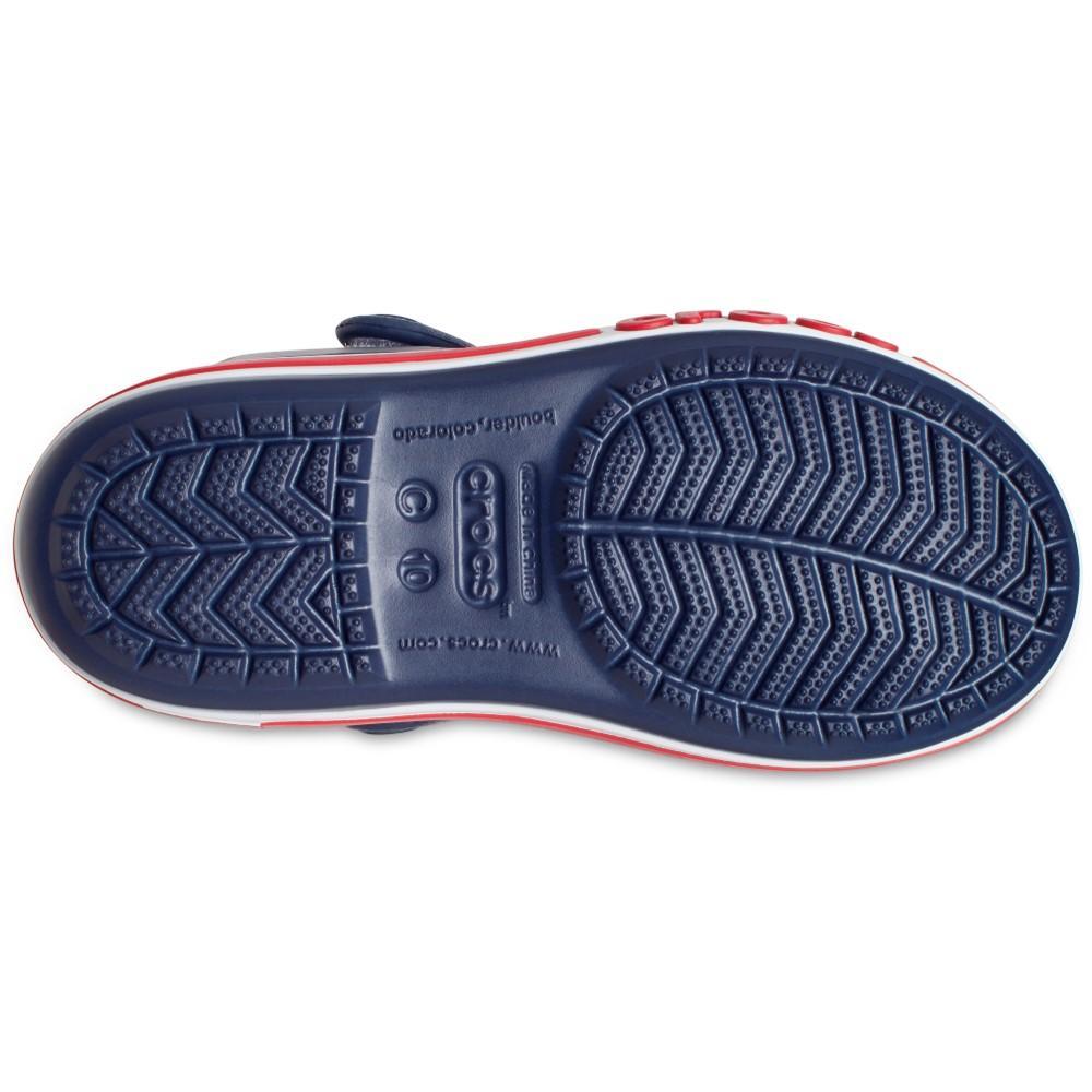 Sandália crocs bayaband sandal kids  navy/pepper - 5
